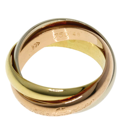 CARTIER Trinity #48 Ring K18 Yellow Gold K18 White GoldLadies [Used]