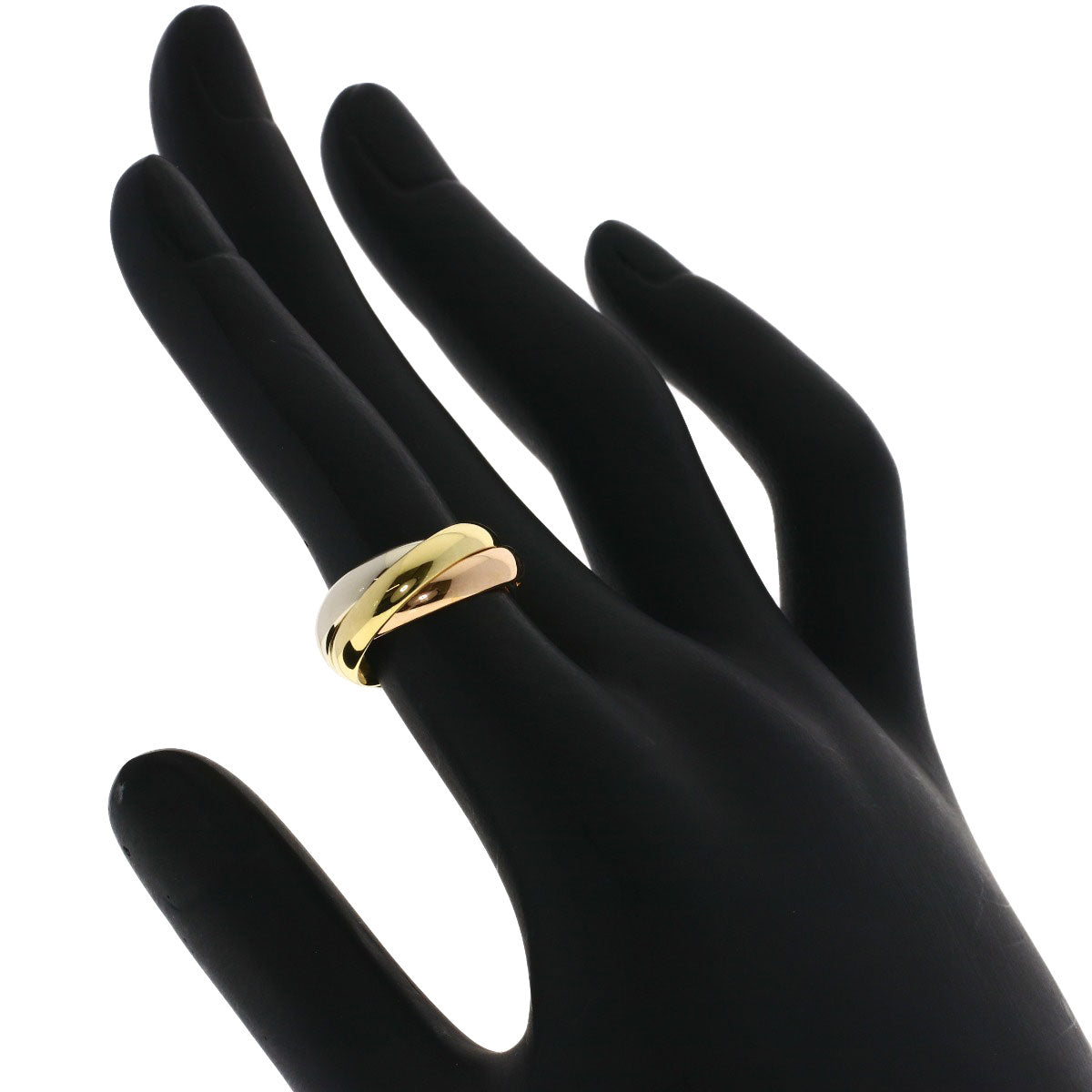 CARTIER Trinity #48 Ring K18 Yellow Gold K18 White GoldLadies [Used]