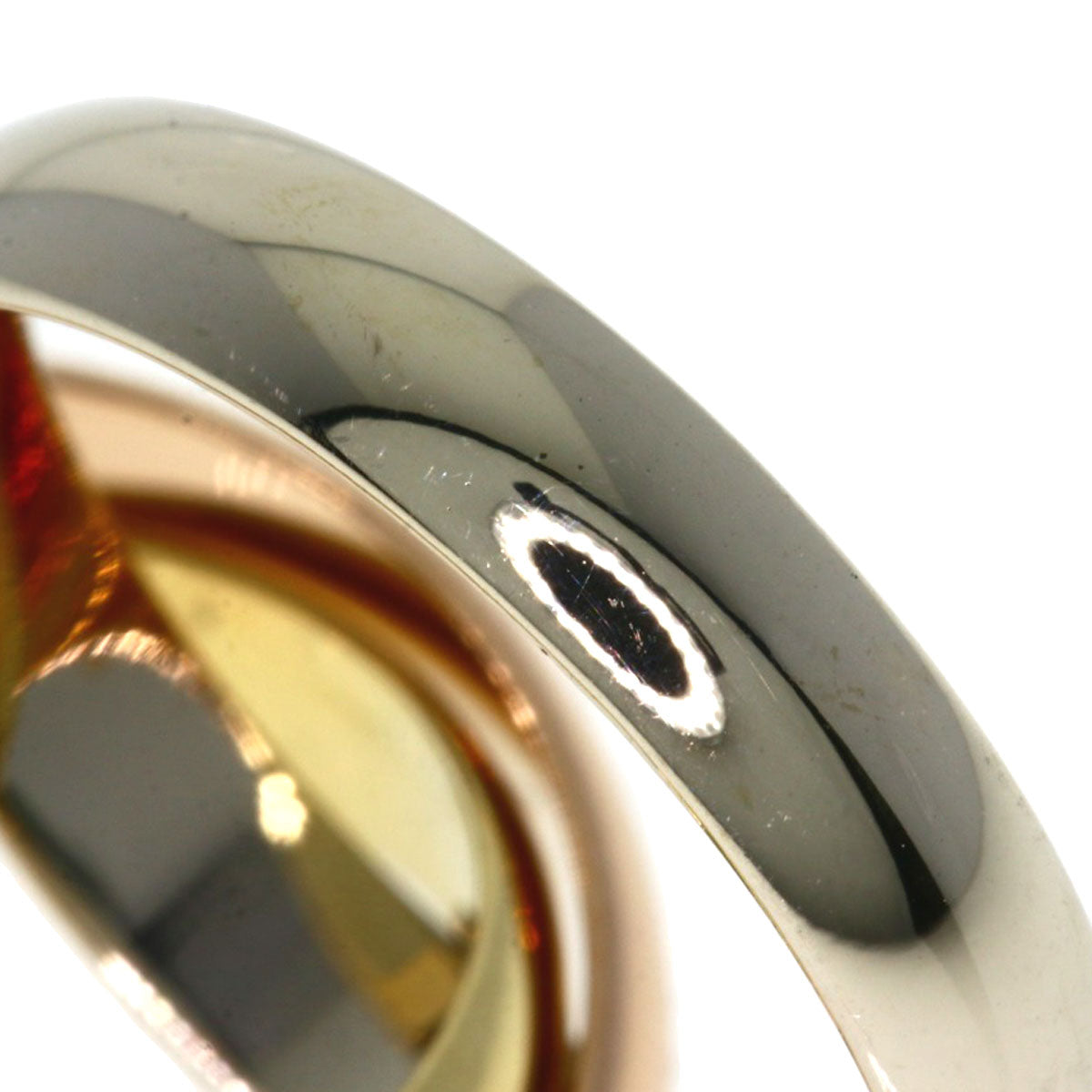 CARTIER Trinity #48 Ring K18 Yellow Gold K18 White GoldLadies [Used]