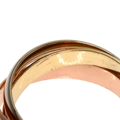 CARTIER Trinity #49 Ring K18 Yellow Gold 18K Pink GoldLadies [Used]