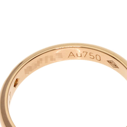 CARTIER Classic Wedding 1P Diamond #47 Ring K18 Pink Gold Ladies [Used]