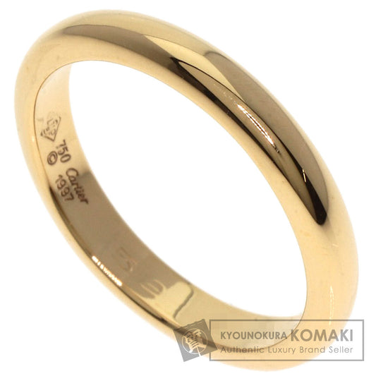 CARTIER Classic Wedding #52 Ring K18 Yellow Gold Ladies [Used]