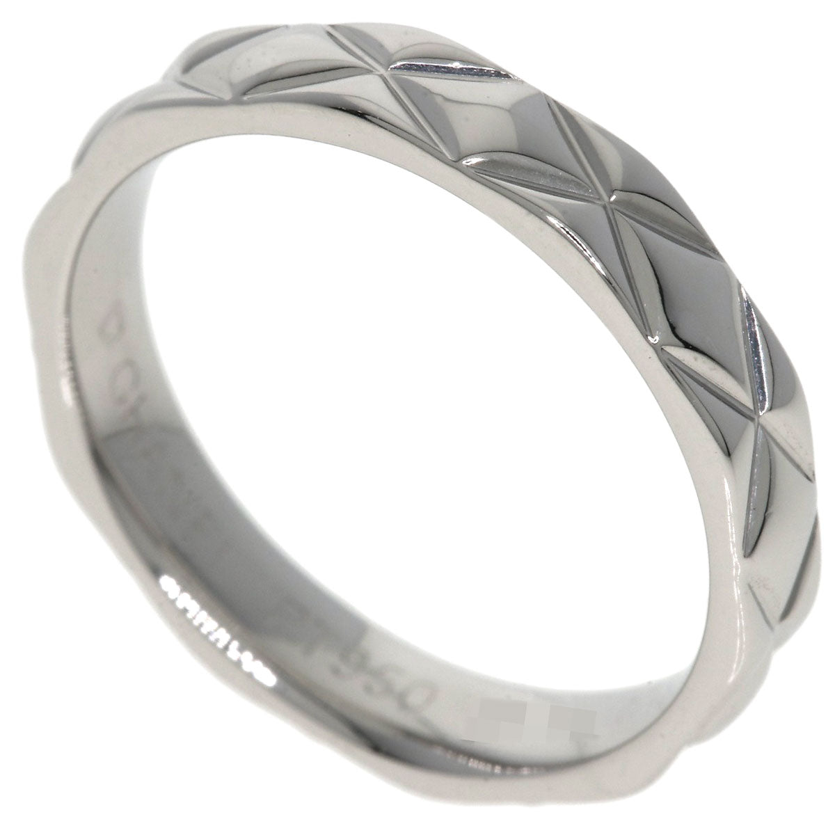 CHANEL   Matelasse #52 Ring  Platinum PT950 Ladies [Used]