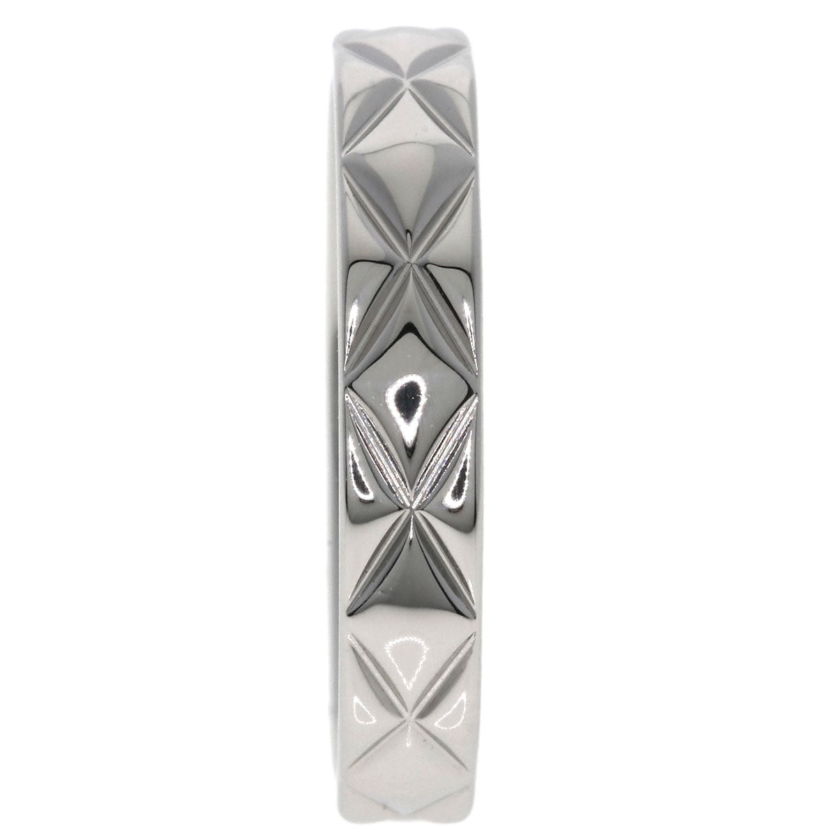 CHANEL   Matelasse #52 Ring  Platinum PT950 Ladies [Used]