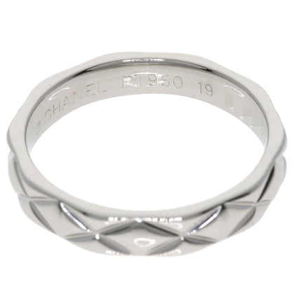 CHANEL   Matelasse #52 Ring  Platinum PT950 Ladies [Used]