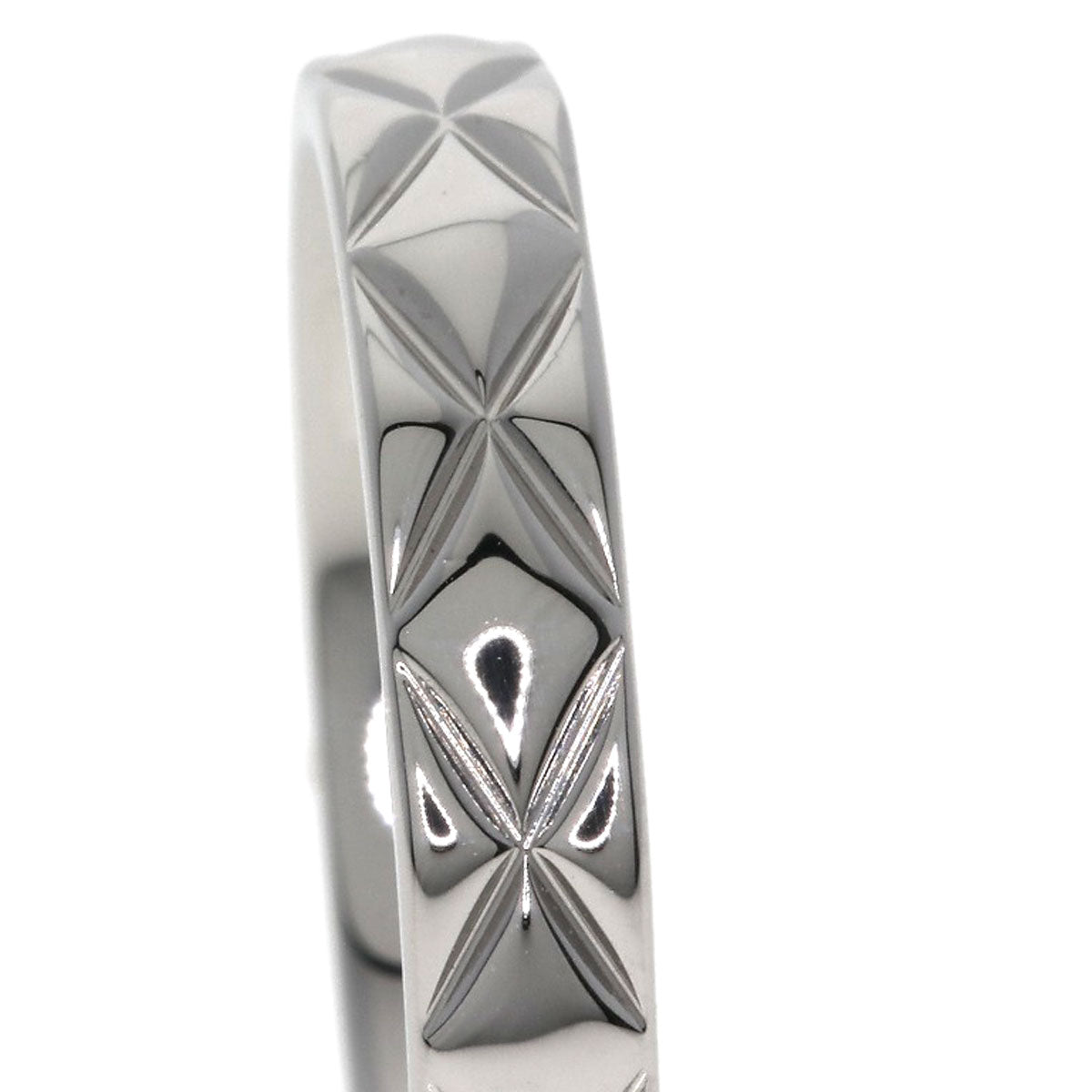 CHANEL   Matelasse #52 Ring  Platinum PT950 Ladies [Used]
