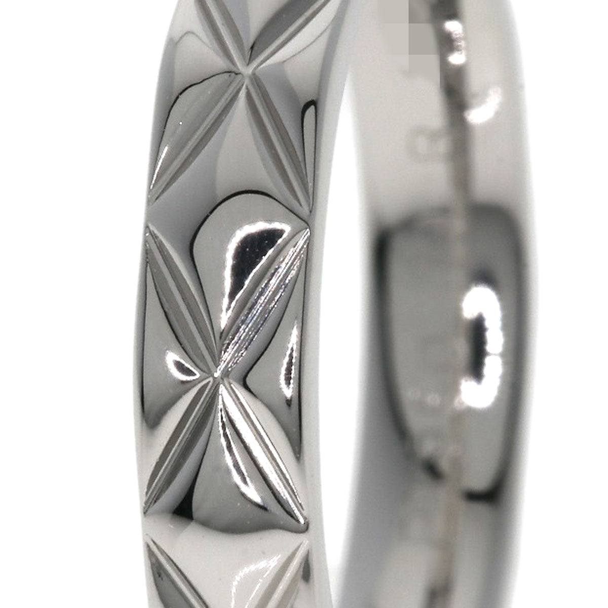 CHANEL   Matelasse #52 Ring  Platinum PT950 Ladies [Used]