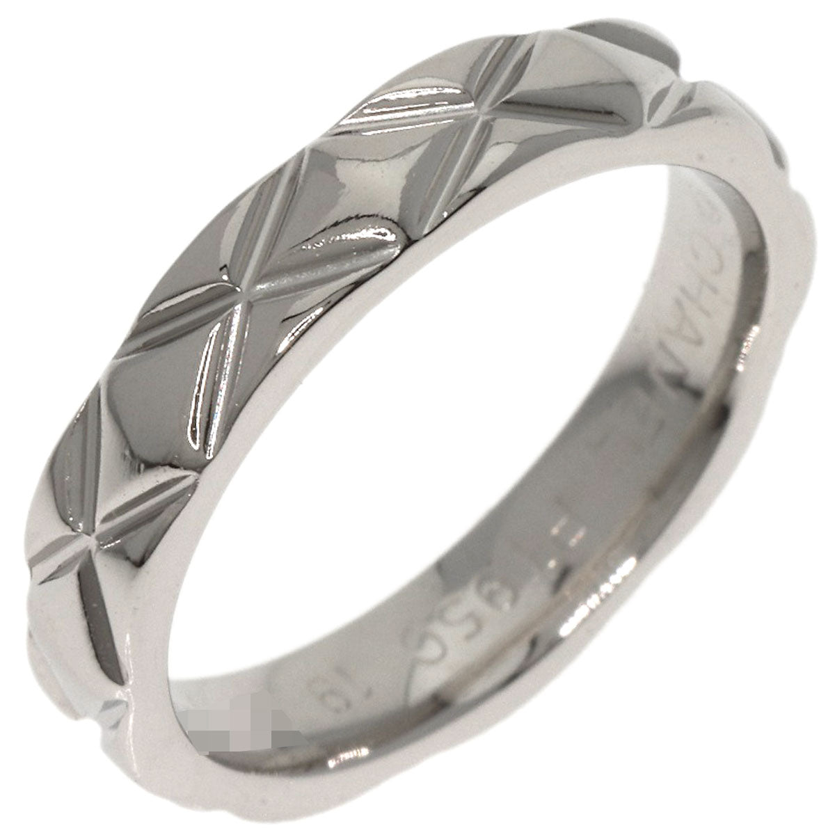 CHANEL Matelasse Medium #47 Ring Platinum PT950 Ladies [Used]