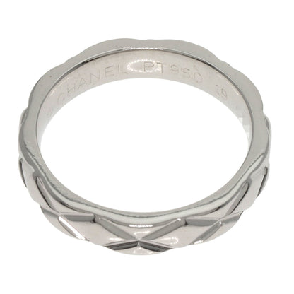 CHANEL Matelasse Medium #47 Ring Platinum PT950 Ladies [Used]