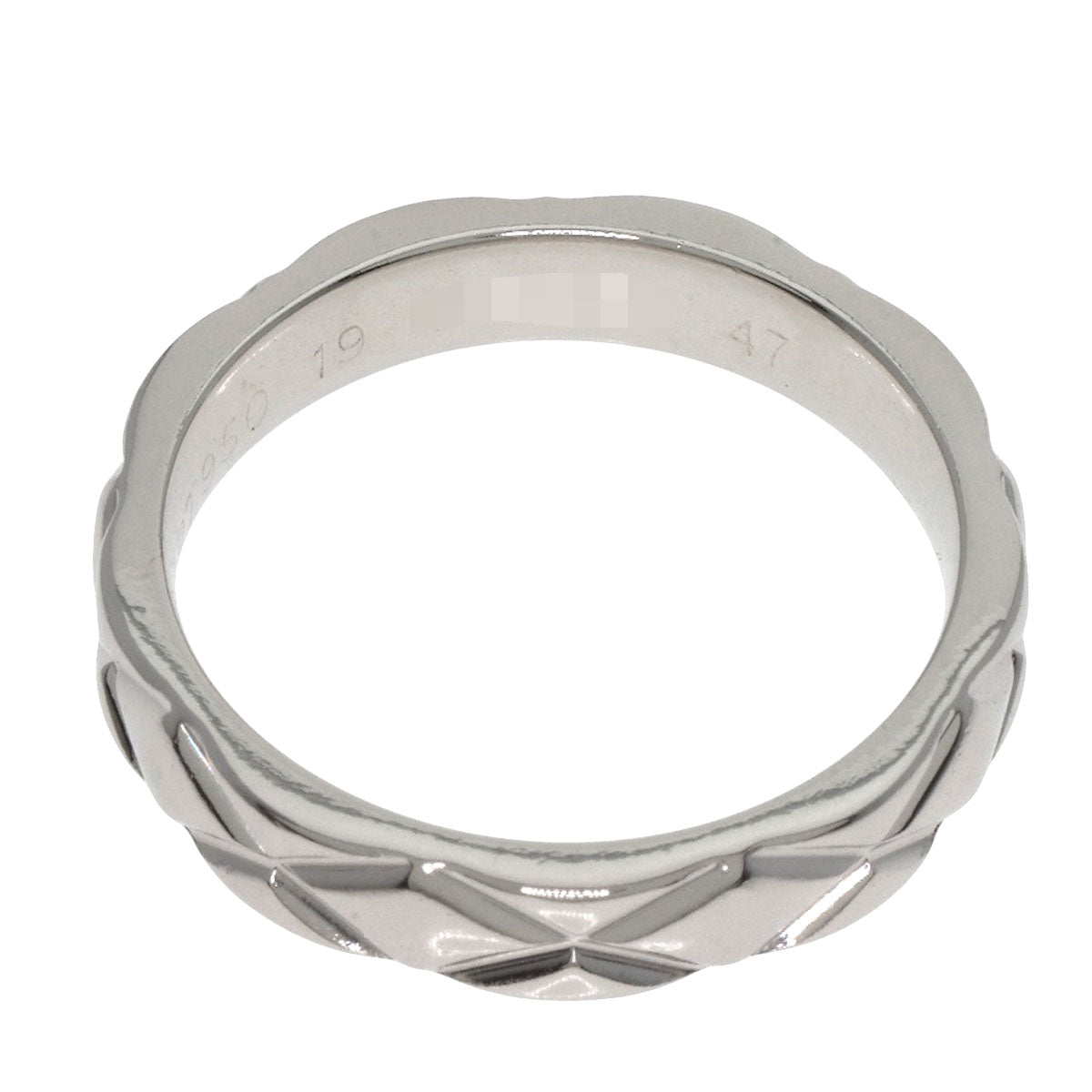 CHANEL Matelasse Medium #47 Ring Platinum PT950 Ladies [Used]
