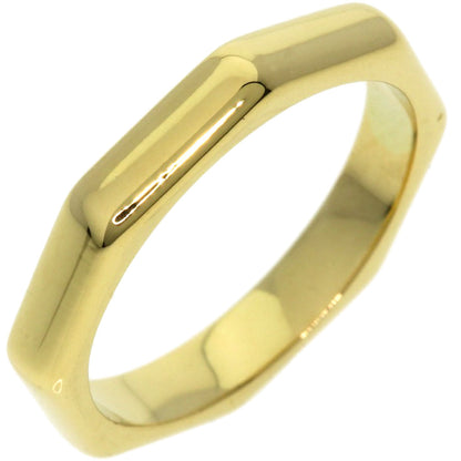 BVLGARI   Octagonal Ring  K18 Yellow Gold Ladies [Used]
