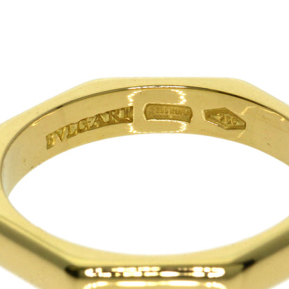 BVLGARI   Octagonal Ring  K18 Yellow Gold Ladies [Used]