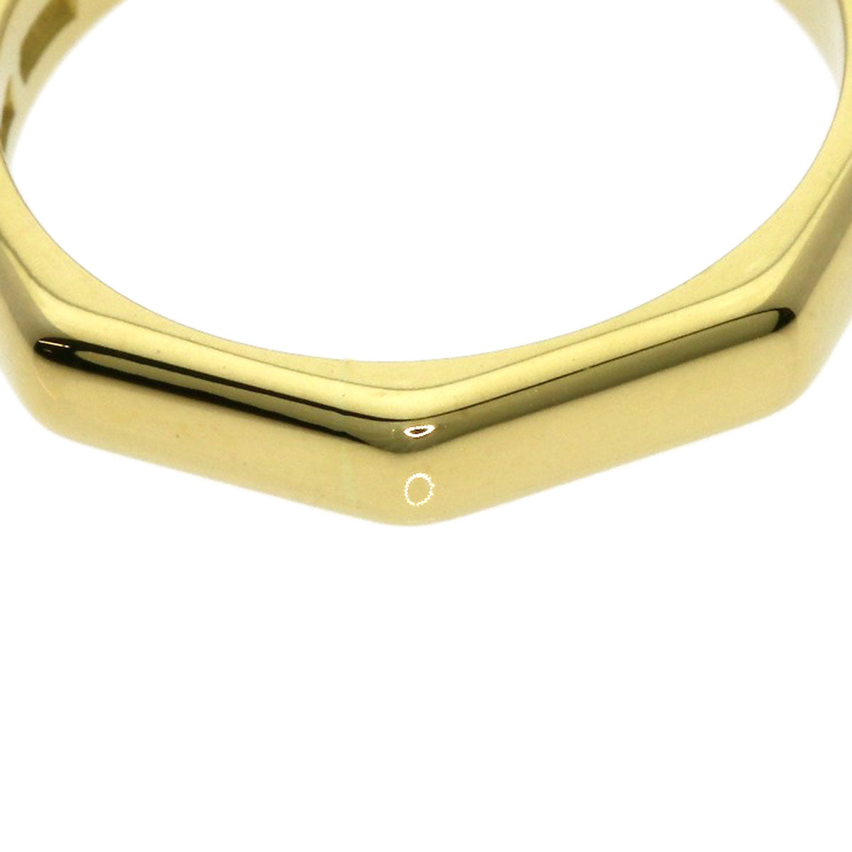 BVLGARI   Octagonal Ring  K18 Yellow Gold Ladies [Used]