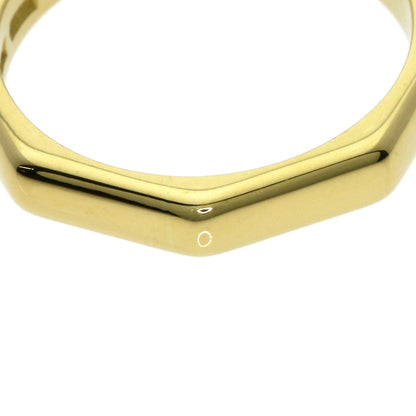 BVLGARI   Octagonal Ring  K18 Yellow Gold Ladies [Used]