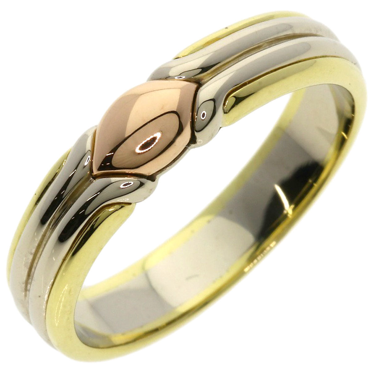 BVLGARI Certaura Ring K18 Yellow Gold 18K Pink Goldmens [Used]