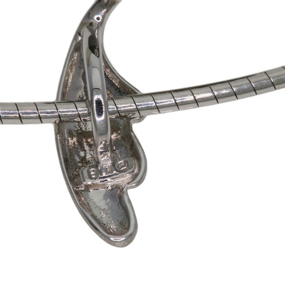 MIKIMOTO Black Butterfly Pearl Pearl Necklace K18 White Gold Ladies [Used]