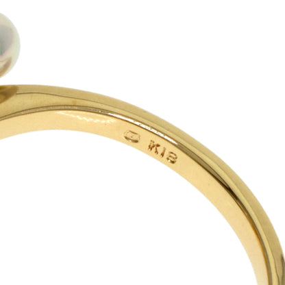 MIKIMOTO Pearl Pearl Ring K18 Yellow Gold Ladies [Used]