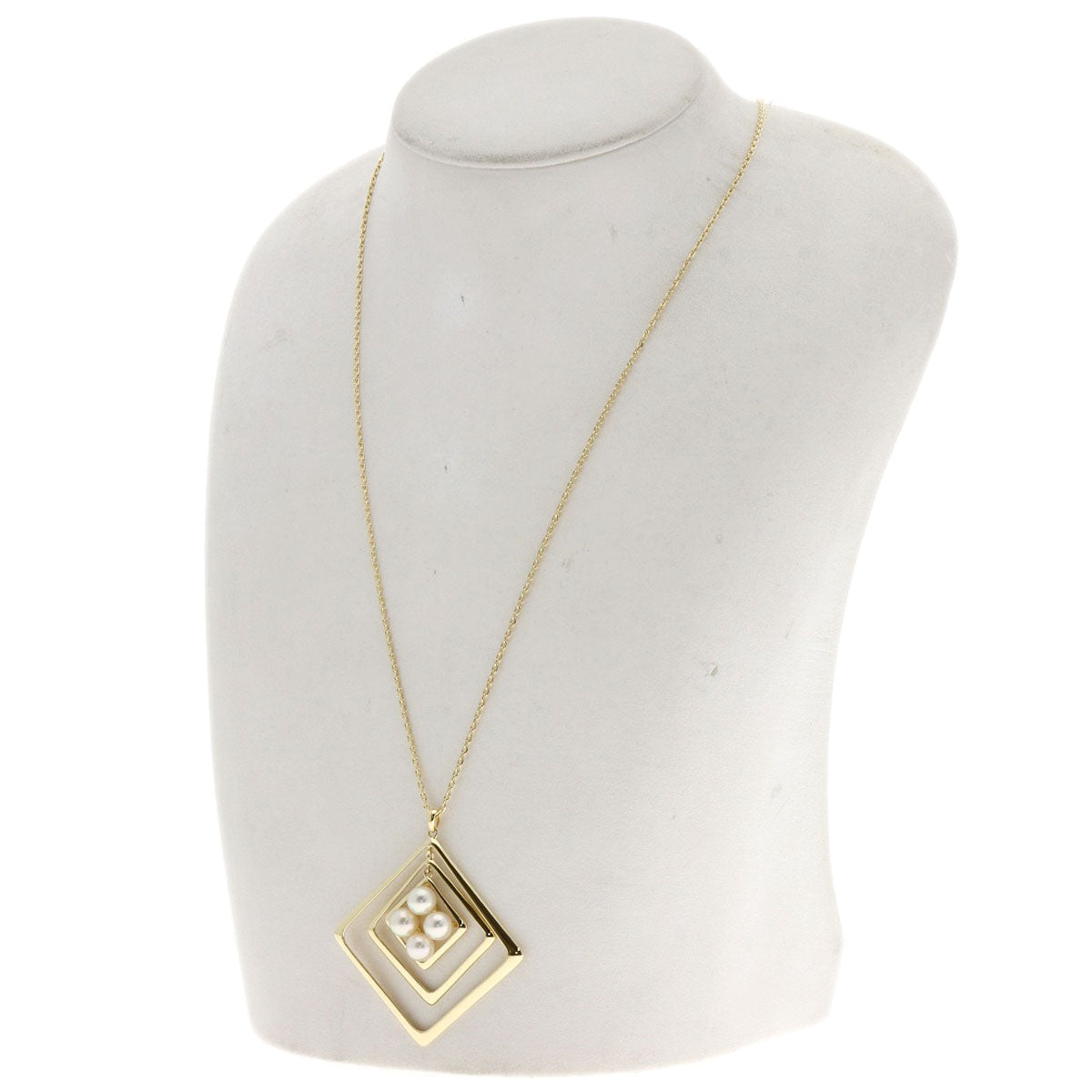 MIKIMOTO Pearl Pearl Necklace K14 Yellow Gold Ladies [Used]