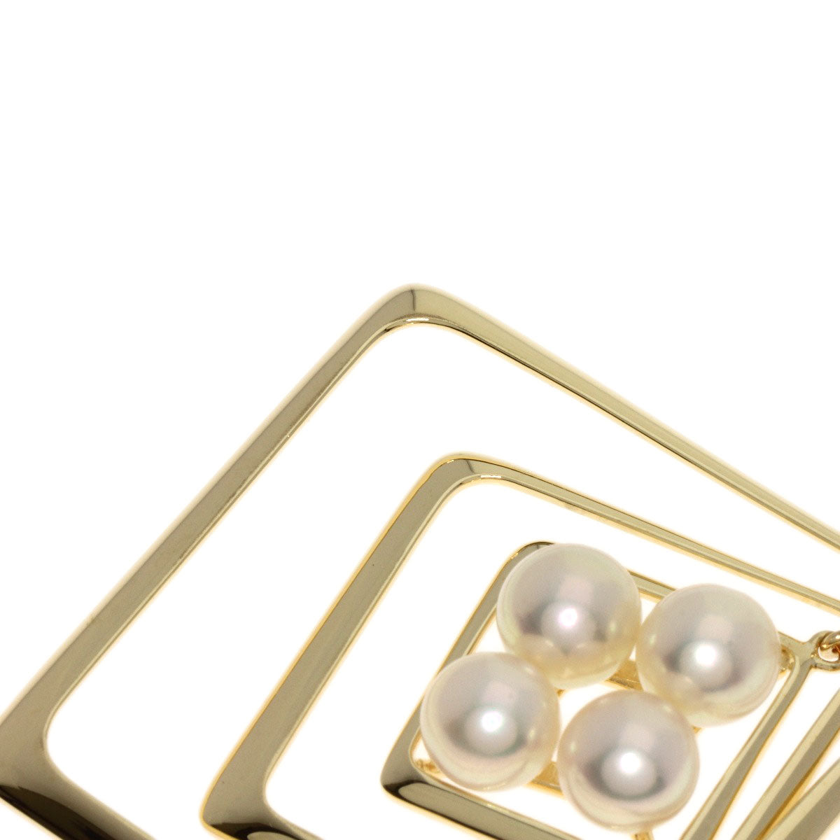 MIKIMOTO Pearl Pearl Necklace K14 Yellow Gold Ladies [Used]