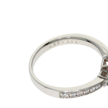 0.95ct Sunstone Diamond Ring Platinum PT950 4.6g　Ladies