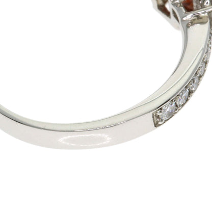0.95ct Sunstone Diamond Ring Platinum PT950 4.6g　Ladies