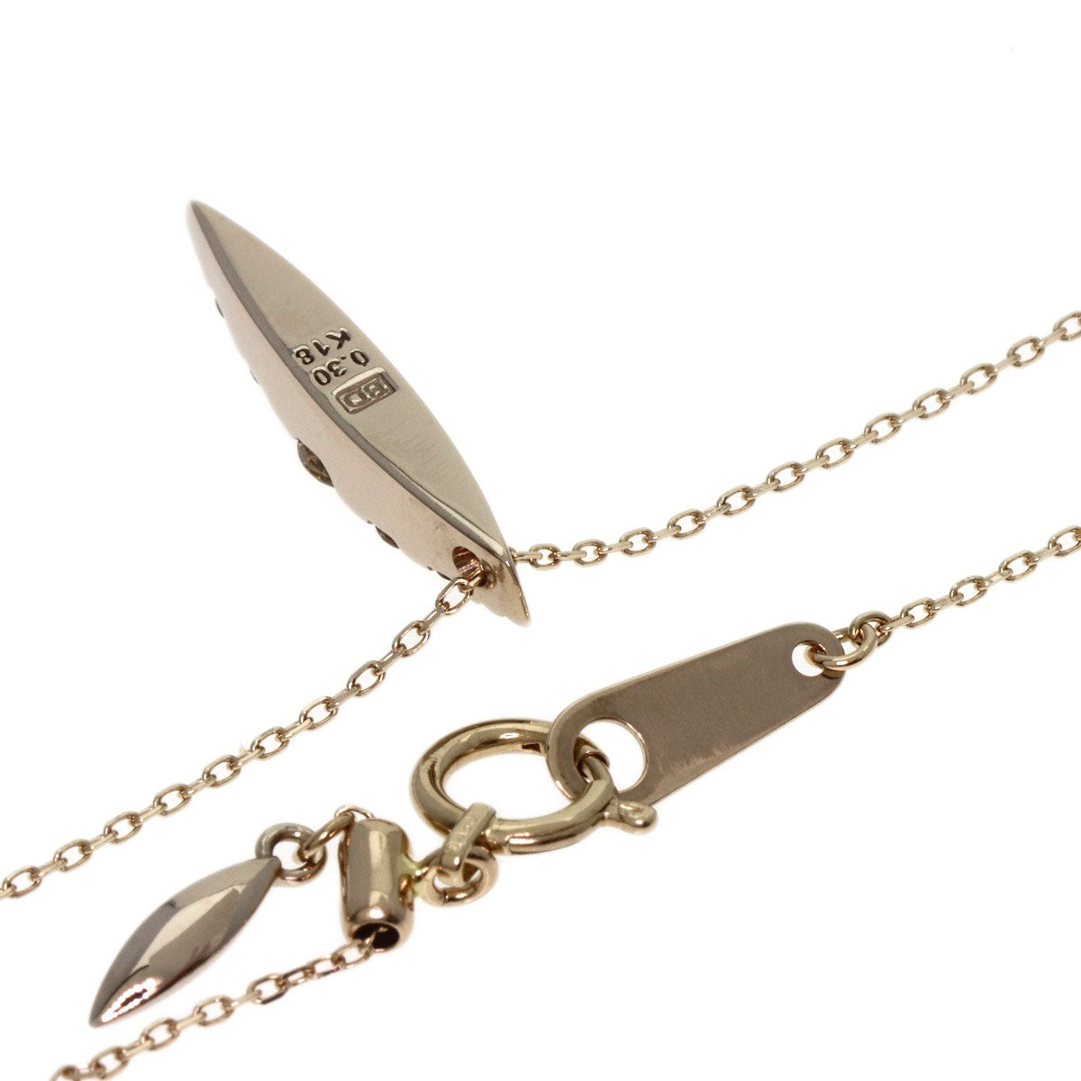 Kashikey   Naked Brown Diamond Necklace  K18BG Ladies [Used]