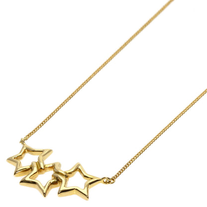 TIFFANY&Co. Triple star Necklace K18 Yellow Gold Ladies [Used]