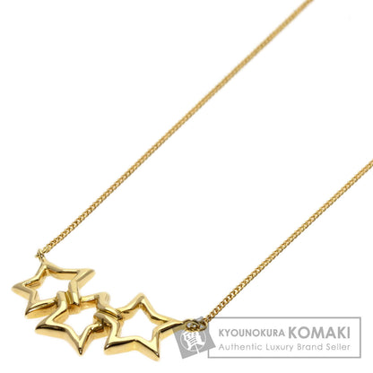 TIFFANY&Co. Triple star Necklace K18 Yellow Gold Ladies [Used]