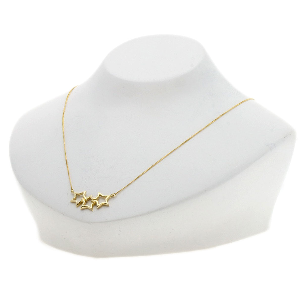 TIFFANY&Co. Triple star Necklace K18 Yellow Gold Ladies [Used]