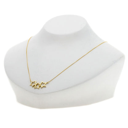 TIFFANY&Co. Triple star Necklace K18 Yellow Gold Ladies [Used]