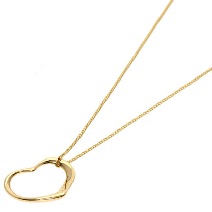 TIFFANY&Co.   Open heart Necklace  K18 Yellow Gold Ladies [Used]