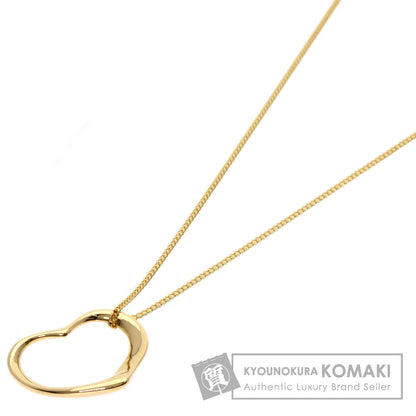 TIFFANY&Co.   Open heart Necklace  K18 Yellow Gold Ladies [Used]