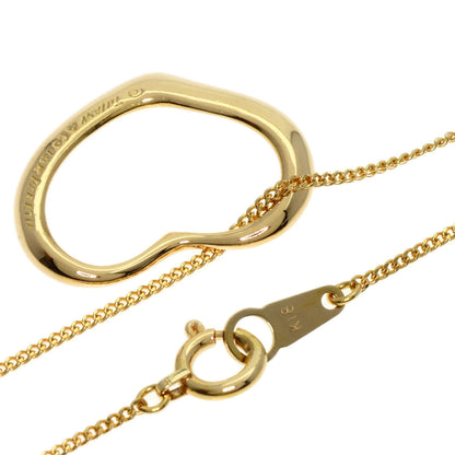 TIFFANY&Co.   Open heart Necklace  K18 Yellow Gold Ladies [Used]