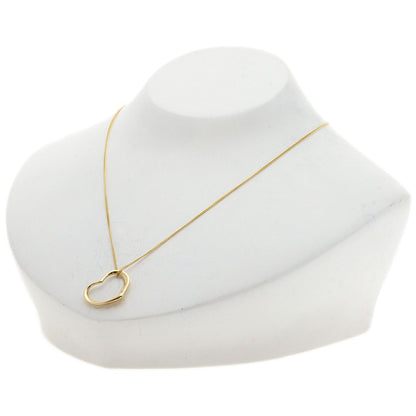 TIFFANY&Co.   Open heart Necklace  K18 Yellow Gold Ladies [Used]