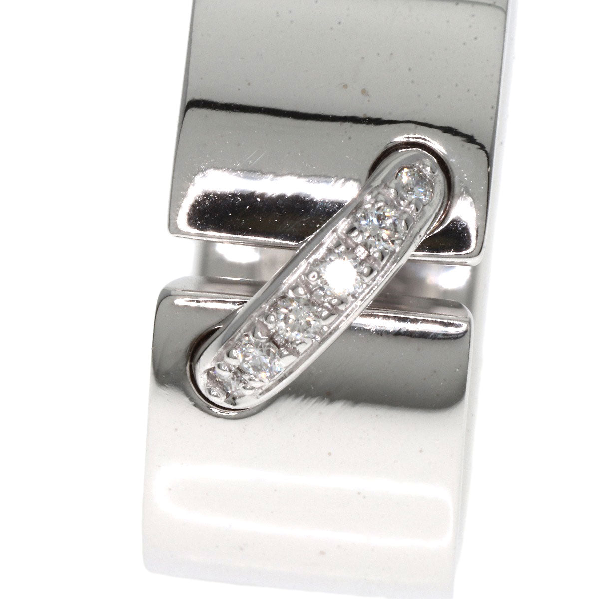 Chaumet Lian Diamond Ring K18 White Gold Ladies [Used]