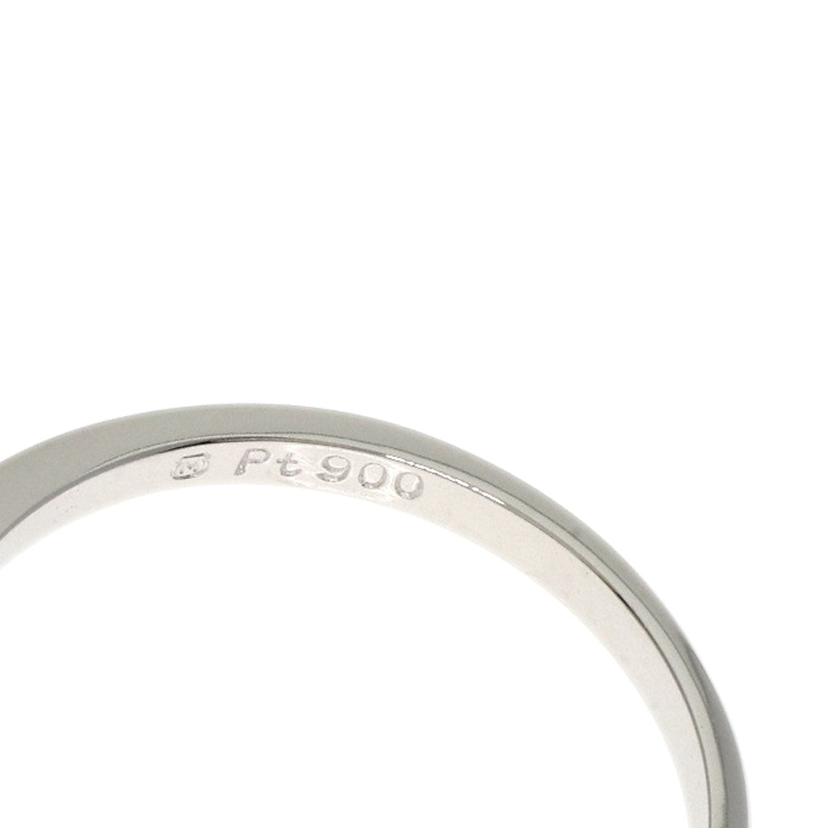 MIKIMOTO Leaf Akoya Pearl Pearl Diamond Ring Platinum PT900 Ladies [Used]