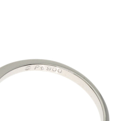 MIKIMOTO Leaf Akoya Pearl Pearl Diamond Ring Platinum PT900 Ladies [Used]