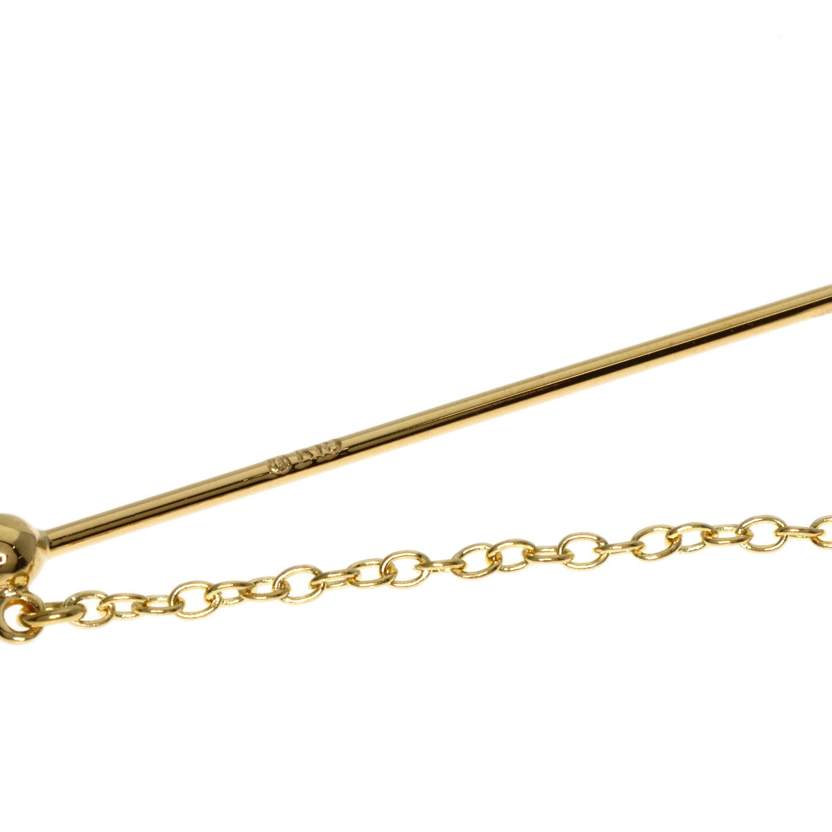 MIKIMOTO Akoya Pearl Pin Brooch Brooch K18 Yellow Gold Ladies [Used]