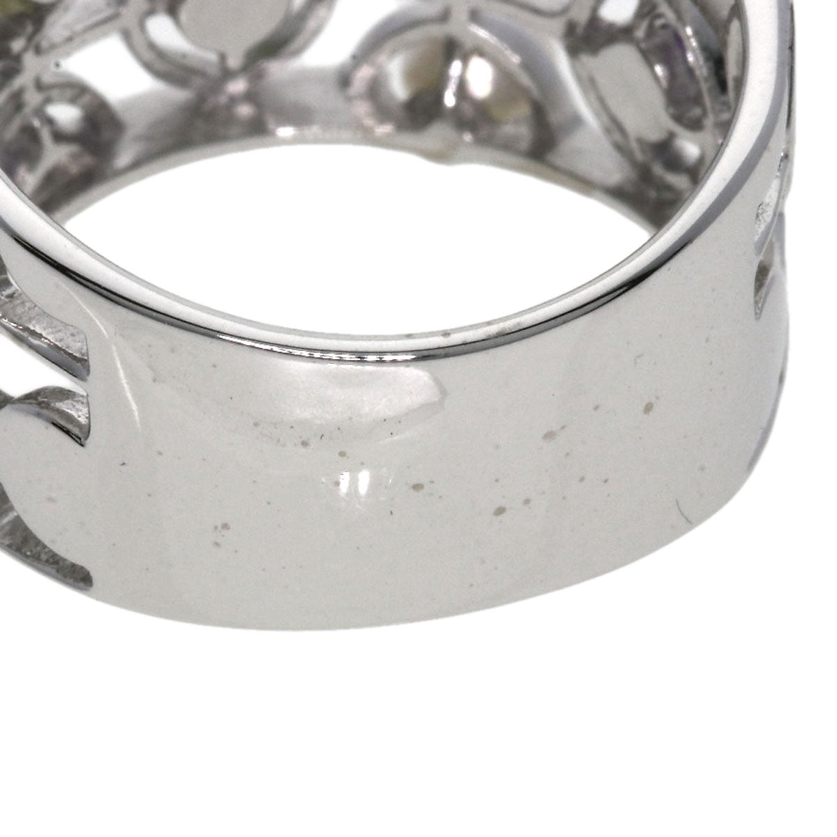MIKIMOTO Pearl Pearl colored stones Ring K18 White Gold Ladies [Used]