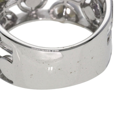 MIKIMOTO Pearl Pearl colored stones Ring K18 White Gold Ladies [Used]