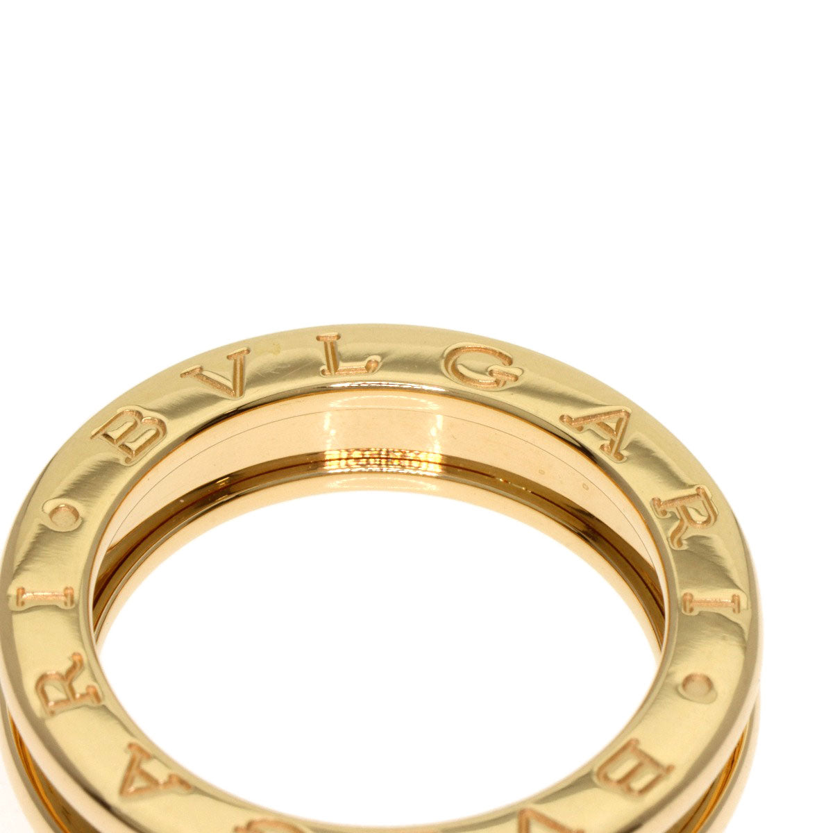 BVLGARI B.zero1 1 band #50 Ring K18 Yellow Gold Ladies [Used]