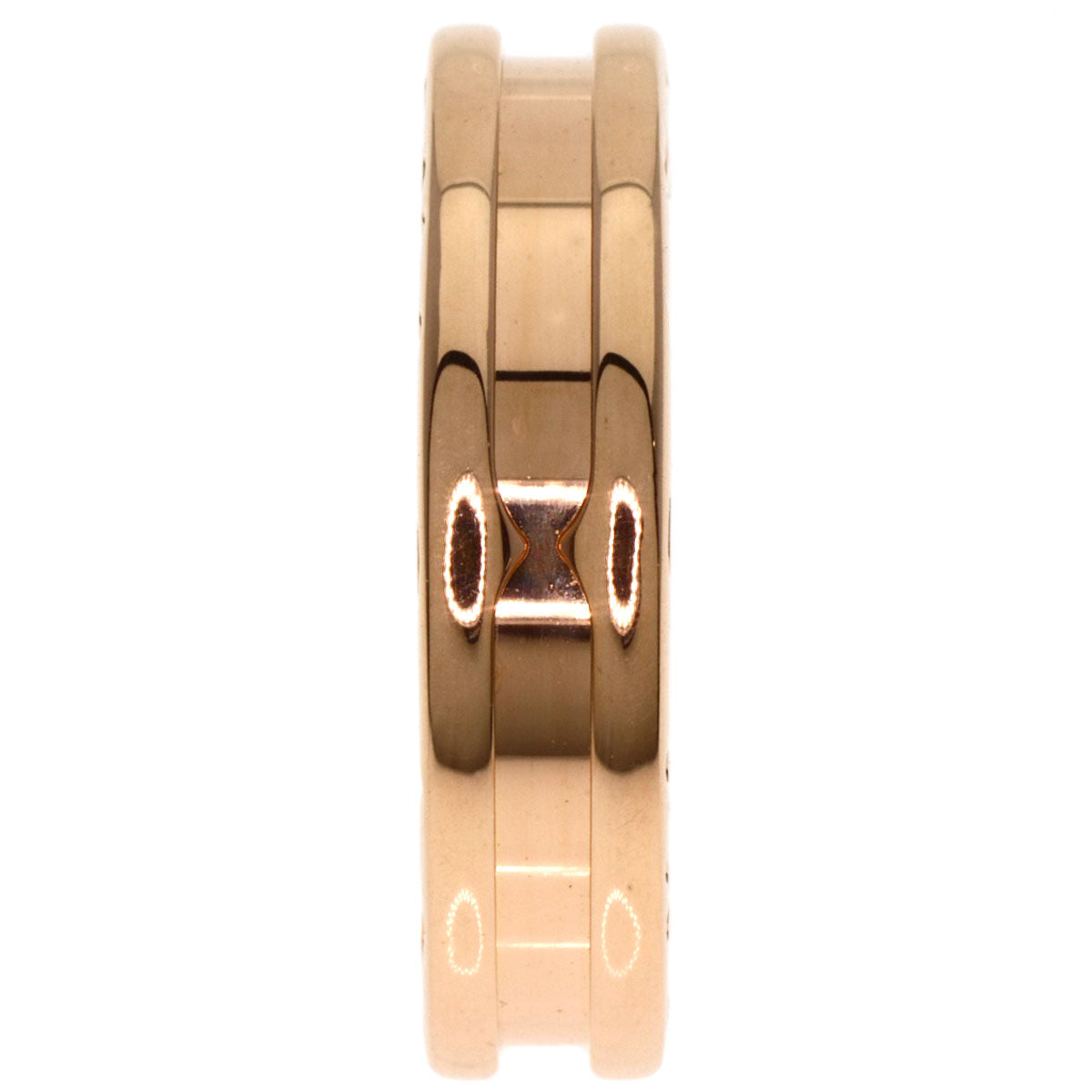 BVLGARI B.zero1 1 Band #47 Ring K18 Pink Gold Ladies [Used]