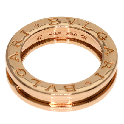 BVLGARI B.zero1 1 Band #47 Ring K18 Pink Gold Ladies [Used]