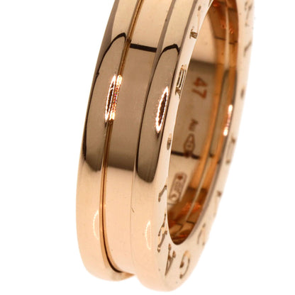 BVLGARI B.zero1 1 Band #47 Ring K18 Pink Gold Ladies [Used]