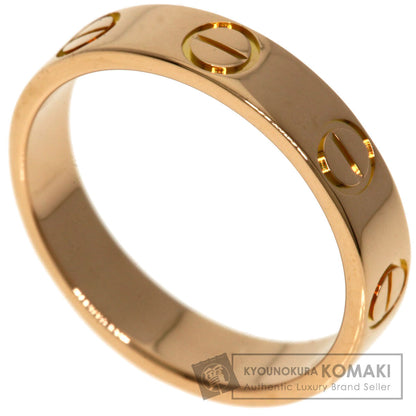 CARTIER Mini love ring #45 Ring K18 Pink Gold Ladies [Used]