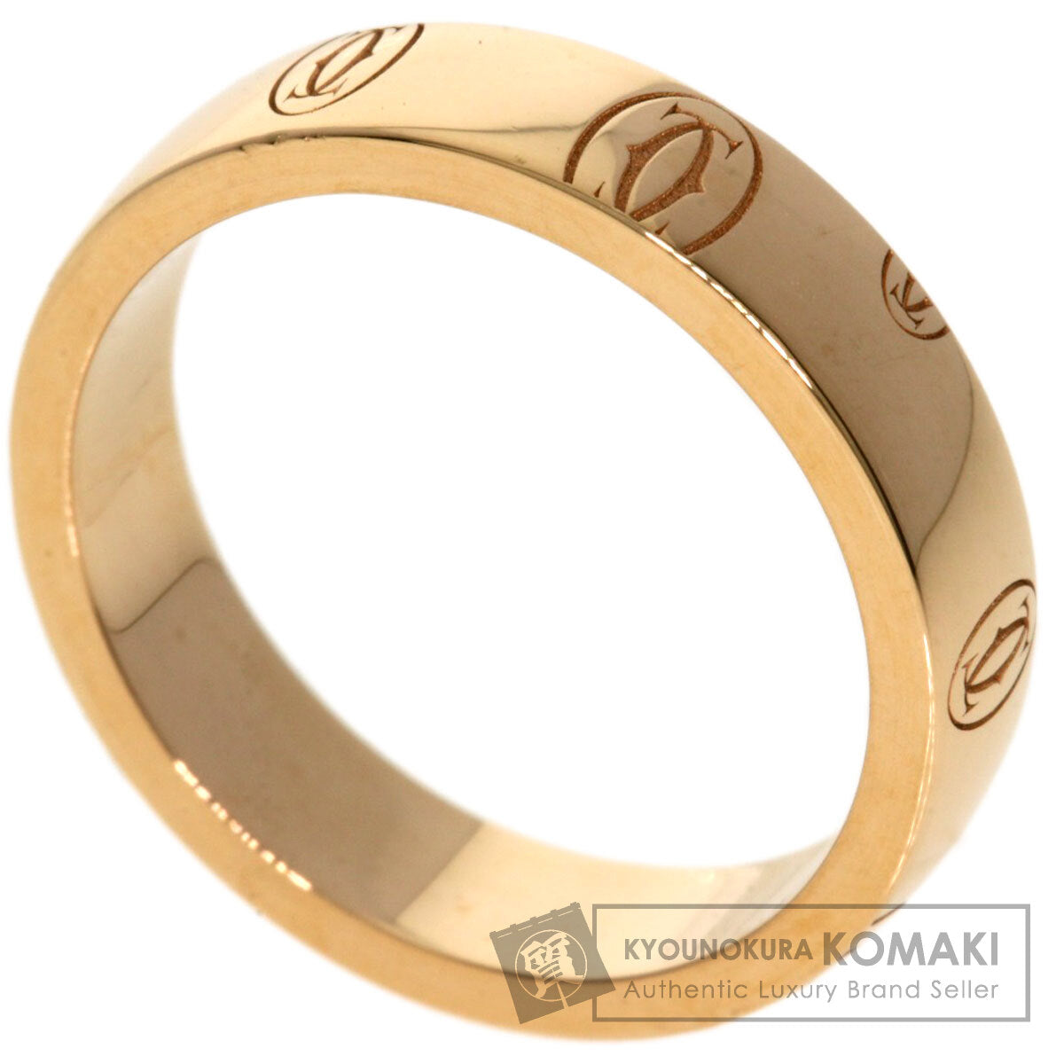 CARTIER Happy Birthday #47 Ring K18 Pink Gold Ladies [Used]