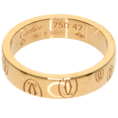 CARTIER Happy Birthday #47 Ring K18 Pink Gold Ladies [Used]