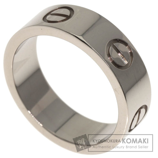 CARTIER love ring #50 Ring K18 White Gold Ladies [Used]