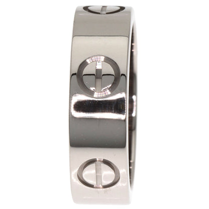 CARTIER love ring #50 Ring K18 White Gold Ladies [Used]