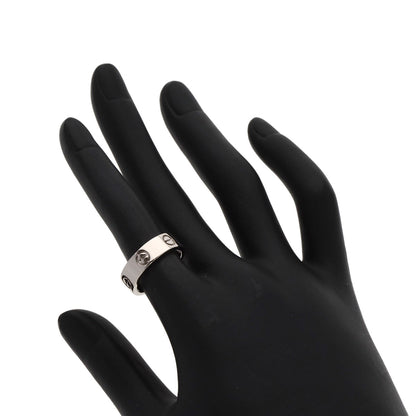 CARTIER love ring #50 Ring K18 White Gold Ladies [Used]